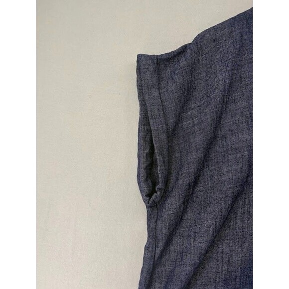 Women's 52Seven Plus Size 1X Button Down Denim Shirt Dress Chambray Boutique - Picture 2 of 7